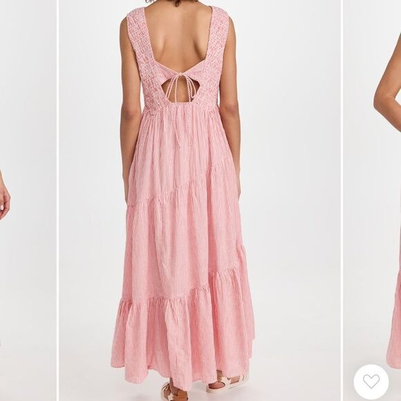 Free people Juno Maxi Dress in Guava Combo - Picture 3 of 16